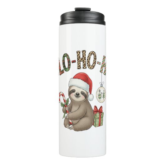 Slo Ho Xmas Sloth Thermosbeker (Voorkant)