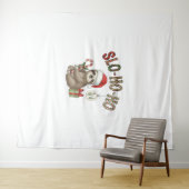Slo Ho Xmas Sloth Wandkleed (In Situ (horizontaal))