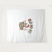 Slo Ho Xmas Sloth Wandkleed (Voorkant (horizontaal))