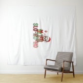 Slo Ho Xmas Sloth Wandkleed (In Situ (horizontaal))