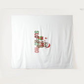 Slo Ho Xmas Sloth Wandkleed (Voorkant (horizontaal))