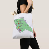 SLO plaatsnamen kaart met Engelse vertalingen Tote Bag (Dichtbij)