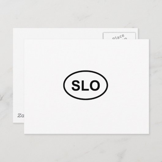 SLO - San Luis Obispo Briefkaart (Voorkant / Achterkant)