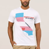 SLO voor vrouwenmars - Transgender Pride Flag T-shirt (Voorkant)