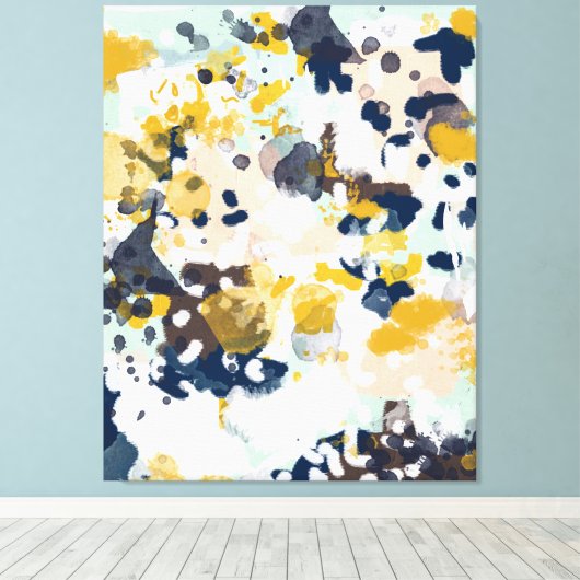 Sloaan - Abstracte canvaswandkunst Canvas Afdruk (Insitu (Houten vloer))