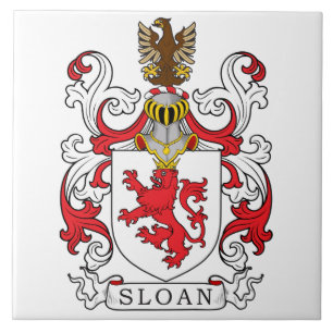 Sloan Family Crest Tegeltje