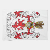 Sloan Family Crest Theedoek (Horizontaal)