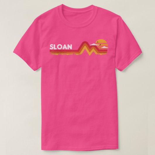 Sloan Funny Retro  Sunset Sloan 80s 90s T-s T-shirt (Design voorkant)