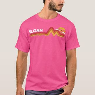Sloan Funny Retro Sunset Sloan 80s 90s T-s T-shirt