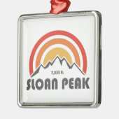 Sloan Peak Washington Metalen Ornament (Links)