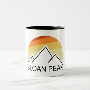 Sloan Peak Washington Retro Tweekleurige Koffiemok