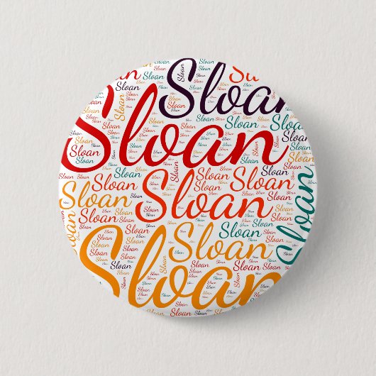 Sloan Ronde Button 5,7 Cm (Voorkant)
