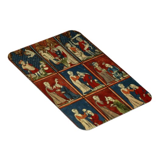 Sloane 1977 fol.2V Medische en bijbelse scènes, vo Magneet (Rechterzijde)