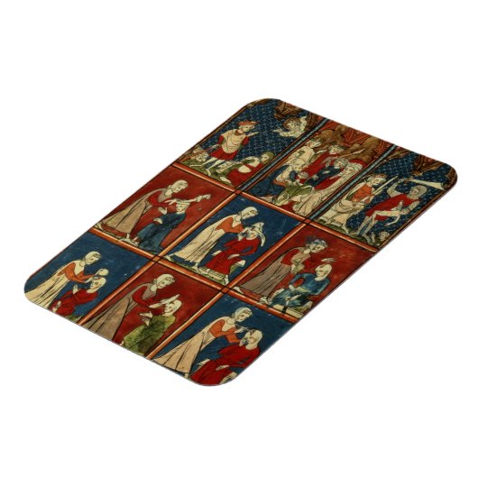 Sloane 1977 fol.2V Medische en bijbelse scènes, vo Magneet (Linkerzijde)