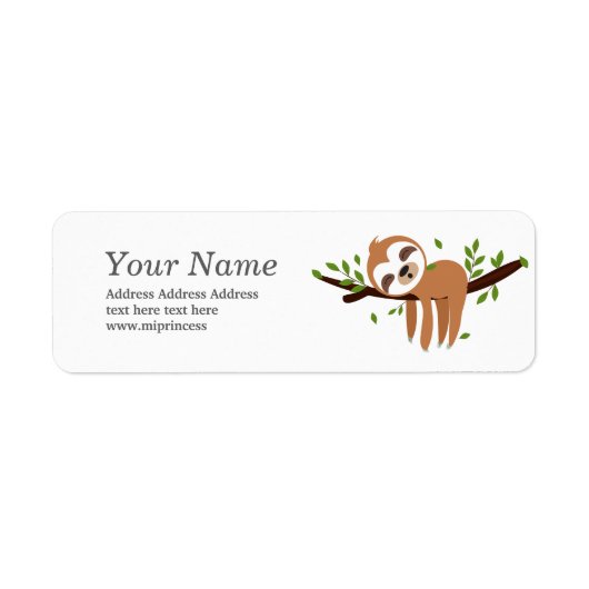 slodderdier etiket (Voorkant)