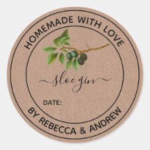 Sloe Gin Kraft Kleur Handgemaakt met Liefde