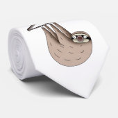 sloeber die aan de hanger hangt stropdas (Opgerold)