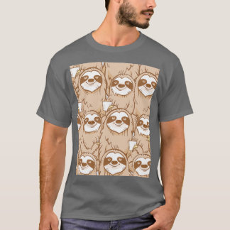 sloegen met koffie Grafisch T-shirt