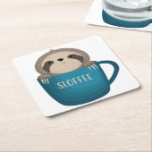 Sloffee! Kartonnen Onderzetters (Schuin)