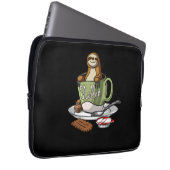 Sloffee met kleedtas laptop sleeve (Voorkant Rechts)