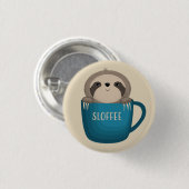 Sloffee! Ronde Button 3,2 Cm (Voorkant /achterkant)