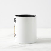 Sloffee - Schönes & lustiges Faultier und Kaffee Mok (Midden)