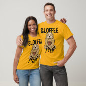 Sloffee - Schönes & lustiges Faultier und Kaffee T-shirt (Unisex)