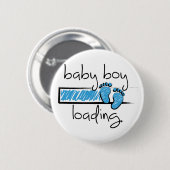 Slogan baby is aan het laden. baby Jonopkomst Ronde Button 5,7 Cm (Voorkant /achterkant)
