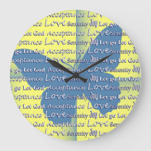 Slogan Butterfly 12 Step Recovery Grote Klok