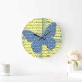 Slogan Butterfly 12 Step Recovery Grote Klok (Huis)