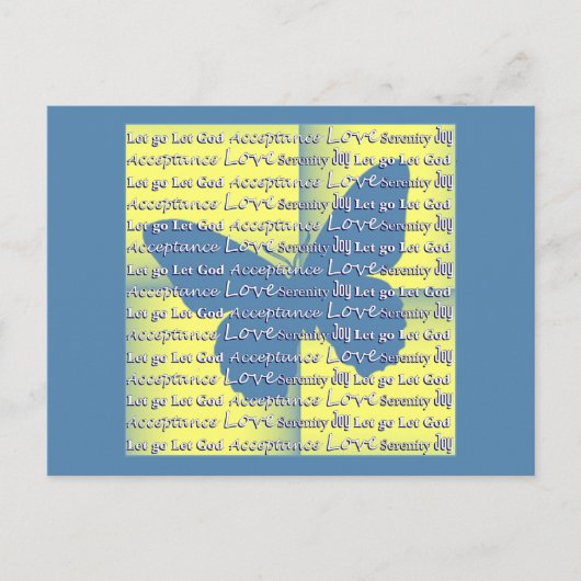 Slogan Butterfly Briefkaart (Voorkant)