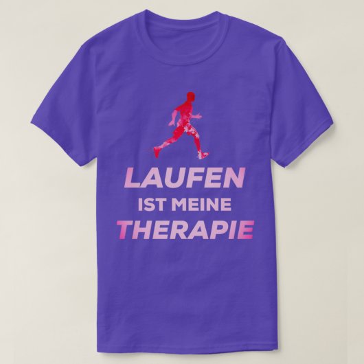 Slogan cadeau voor jogging sport t-shirt (Design voorkant)
