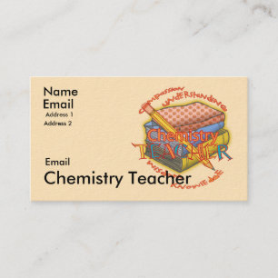 Slogan Chemie Docent Visitekaartje