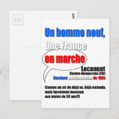 Slogan En Marche Briefkaart (Voorkant / Achterkant)