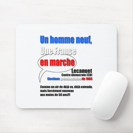 Slogan En Marche Mousepad Muismat (Met muis)