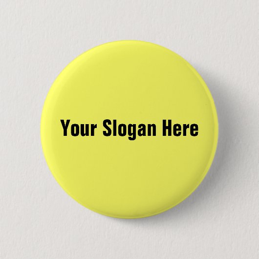Slogan Generator Badge Ronde Button 5,7 Cm (Voorkant)