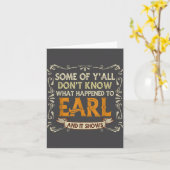 Slogan Graphic Some Of Y'all Dont Know What Happen Kaart (Gele Bloem)