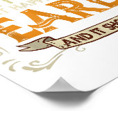 Slogan Graphic Some Of Y'all Dont Know What Happen Poster (Hoek)