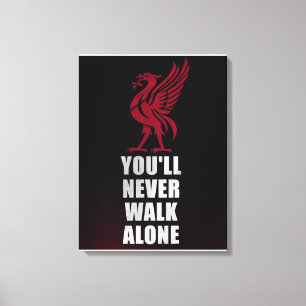 Slogan Liverpool - YNWA Canvas Afdruk
