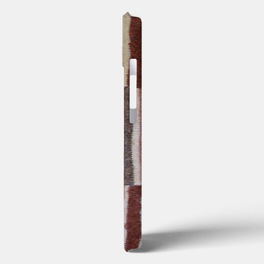 slogan met bruine hand gebreide strips Case-Mate iPhone case (Achterkant / Links)