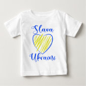 Slogan Slava Ukraine Glory naar het hart van Oekra (Voorkant)