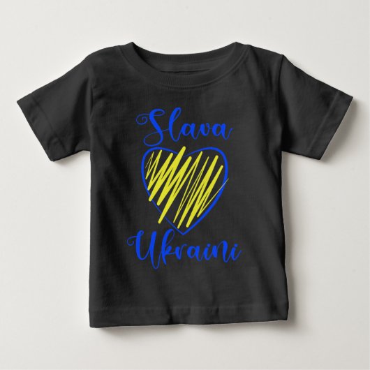 Slogan Slava Ukraine Glory naar het hart van Oekra (Voorkant)