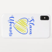 Slogan Slava Ukraine Glory naar het hart van Oekra Case-Mate iPhone Case (Achterkant (horizontaal))