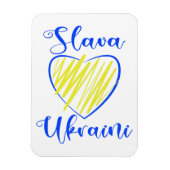 Slogan Slava Ukraine Glory naar het hart van Oekra Magneet (Verticaal)