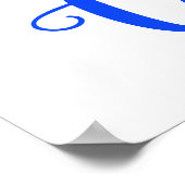 Slogan Slava Ukraine Glory naar het hart van Oekra Poster (Hoek)