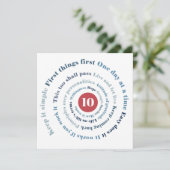 Slogan Spiral Kaart (Staand voorkant)