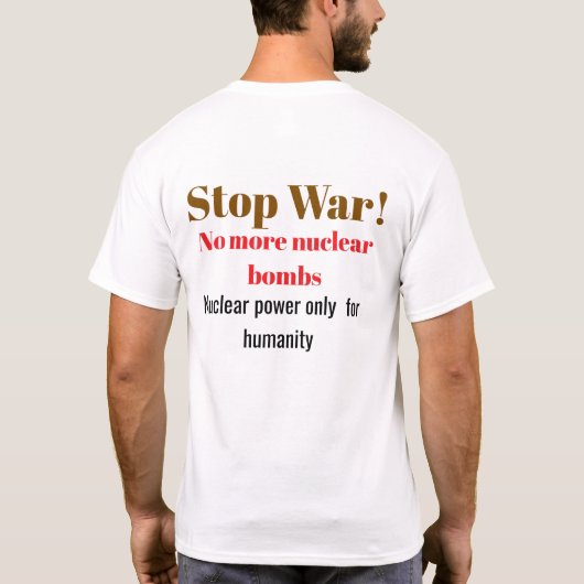 slogan T-shirt (Achterkant)
