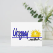 slogan Uruguay sol Briefkaart (Staand voorkant)