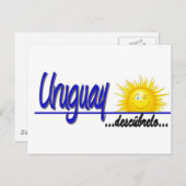 slogan Uruguay sol Briefkaart (Voorkant / Achterkant)