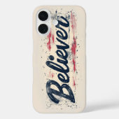 Slogan van de gelovige Urban Case-Mate iPhone Case (Achterkant)